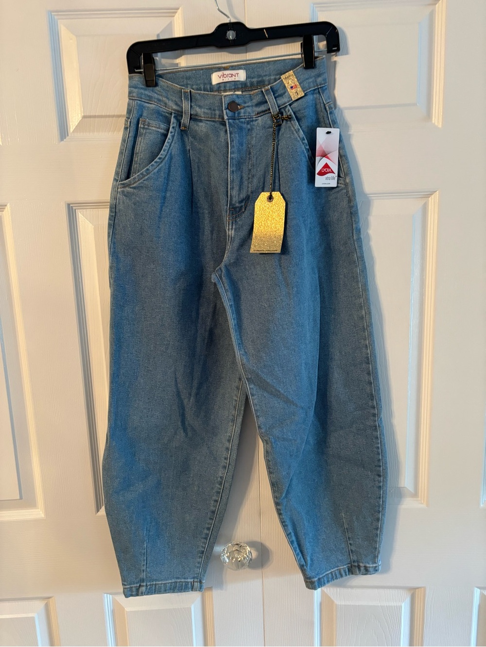 Vibrant Light Blue Relaxed women’s jeans